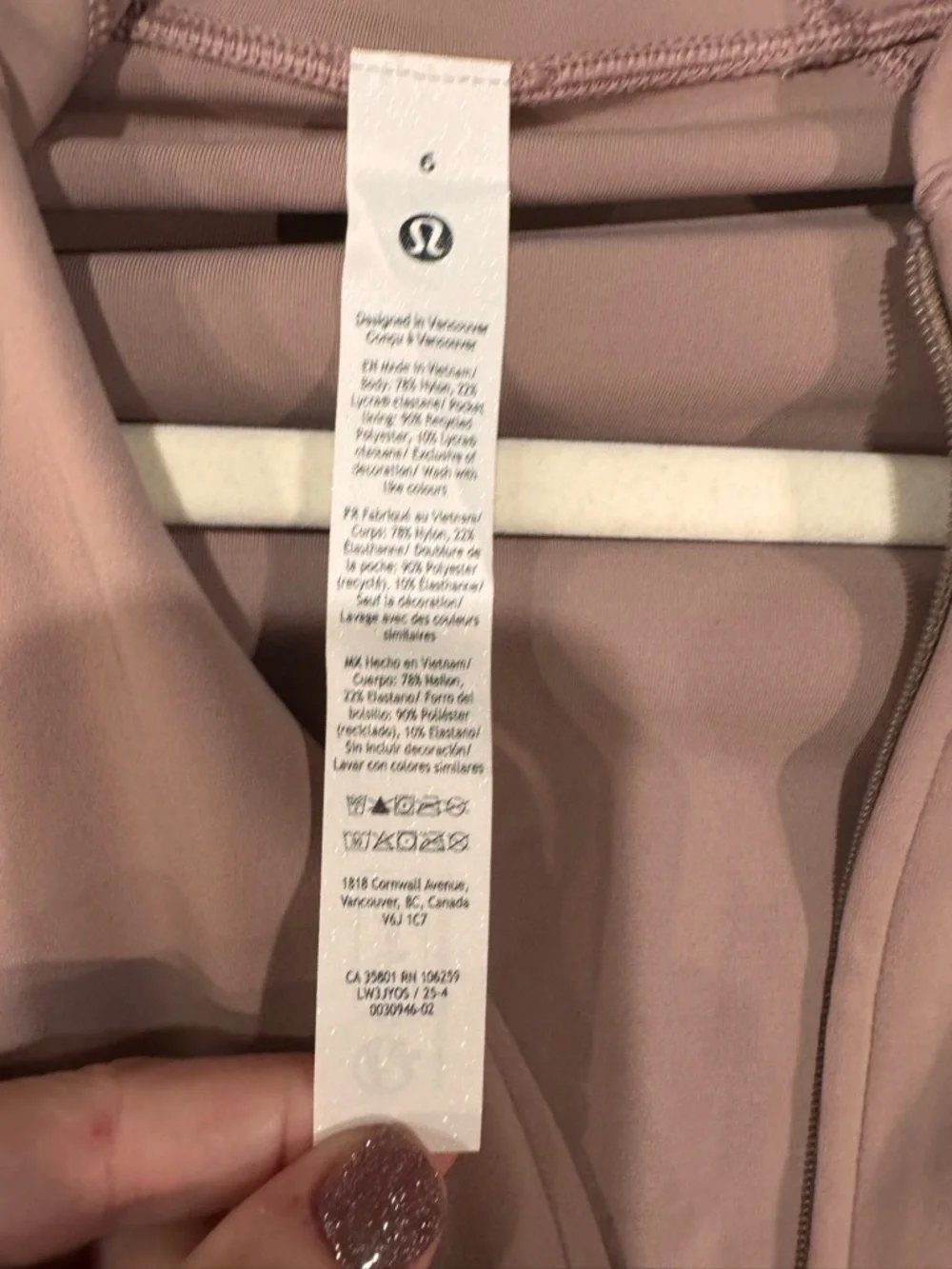 lululemon Wunder Train Full-Zip Jacket - Ashen Rose /Everlux - Picture 7 of 8